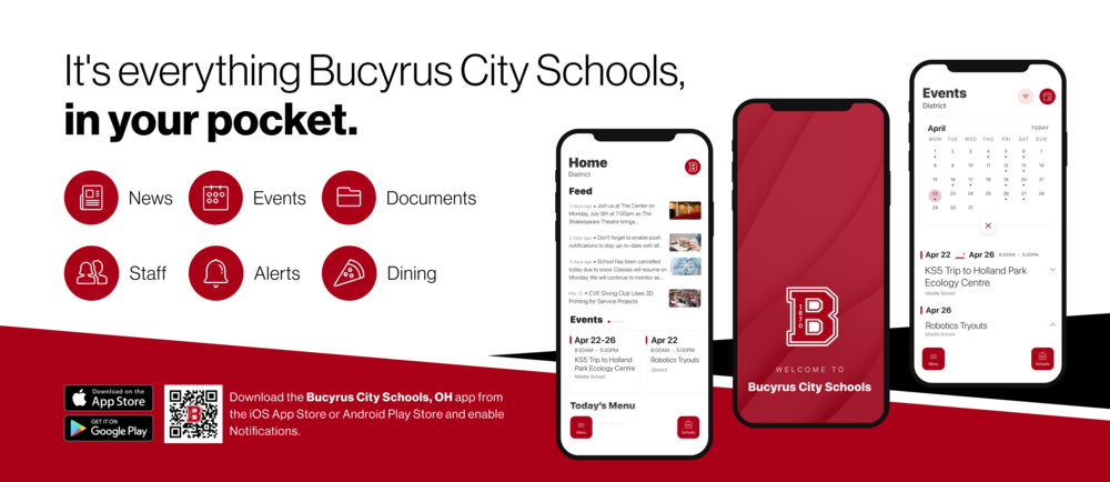 It's everything Bucyrus City Schools, in your pocket