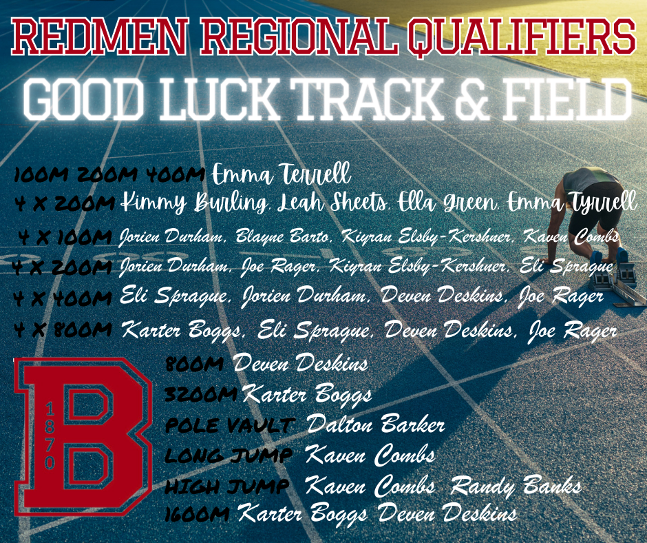 Good Luck Track and Field